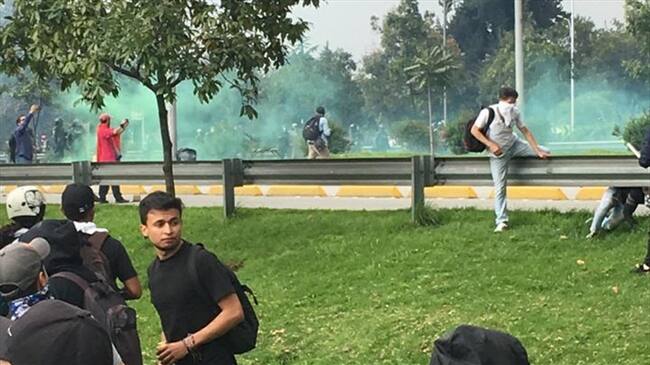 Autoridades reportan 10 capturados durante jornada de paro. Foto: W Radio