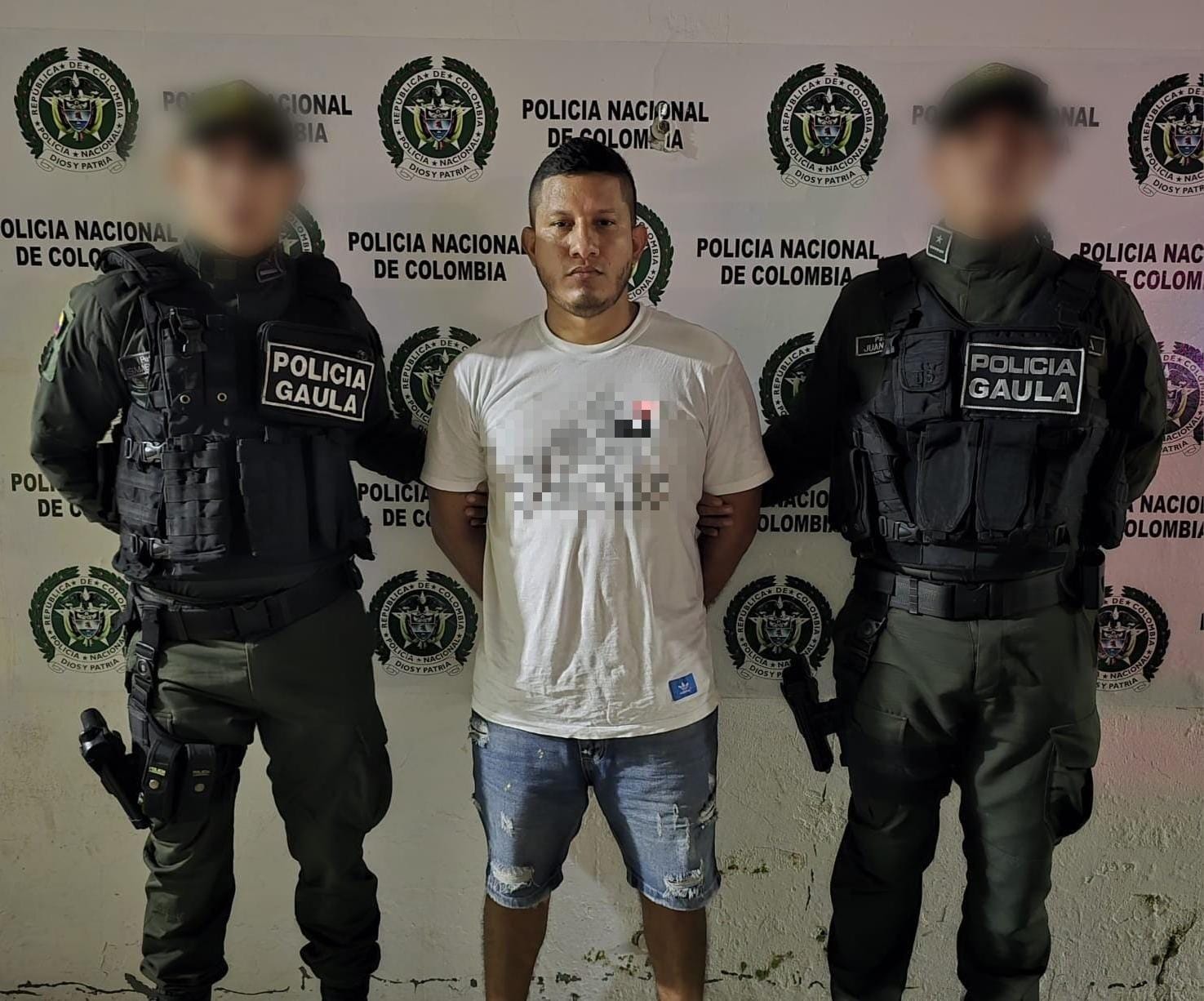Envían a la cárcel a alias ‘Jhon’, señalado de retener a dos ingenieros en Montelíbano, Córdoba. Foto: Policía de Córdoba.