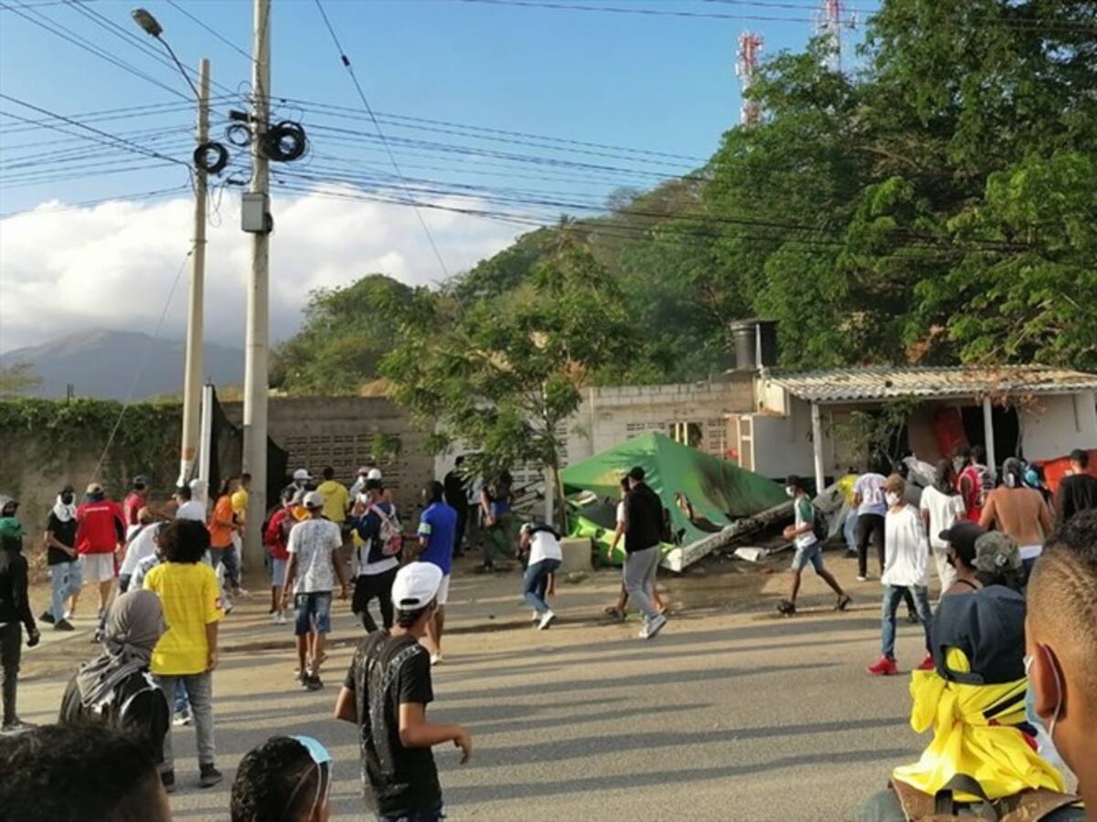 Marcha en Santa Marta fue infiltrada por vándalos a sueldo: Comité del Paro