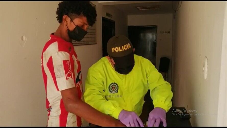 Capturan a a alias ‘Chibolo’. Foto: Cortesía Policía de Bolívar