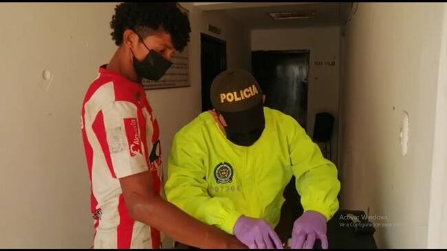 Capturan a a alias ‘Chibolo’. Foto: Cortesía Policía de Bolívar