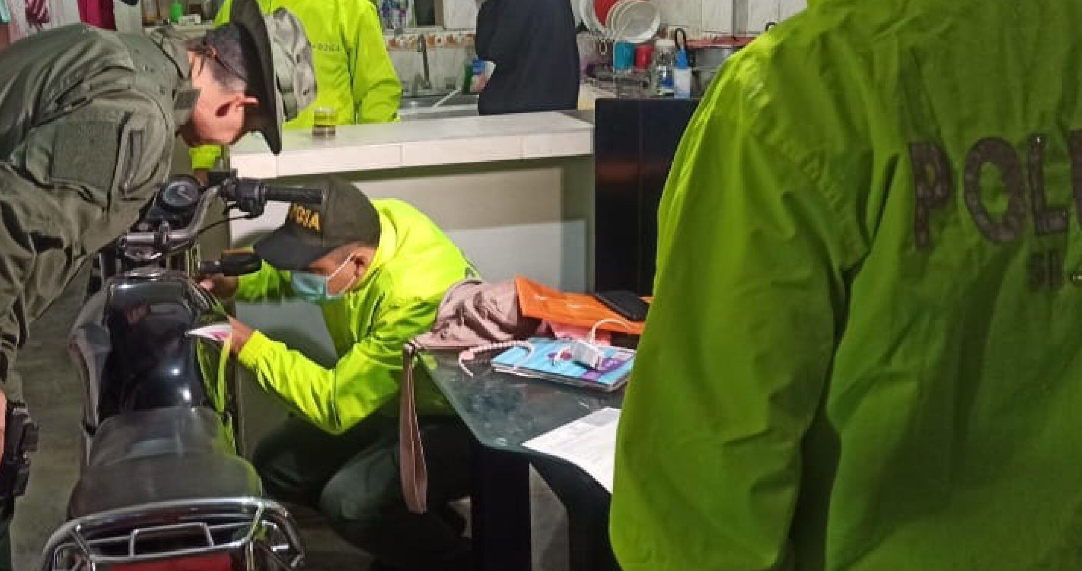 Operativo Policía en Bucaramanga. Foto: Cortesía Policía Bucaramanga