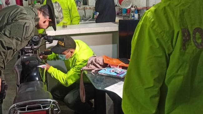 Operativo Policía en Bucaramanga. Foto: Cortesía Policía Bucaramanga