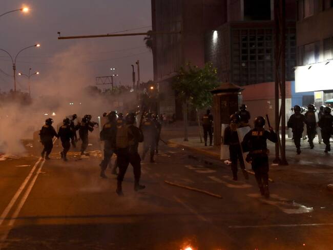 Protestas en Perú contra la presidenta Dina Boluarte (Photo by Klebher Vasquez/Anadolu Agency via Getty Images)