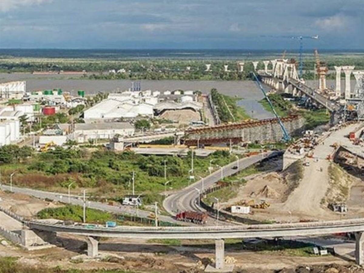 Controlado incidente en el nuevo Puente Pumarejo: Invías