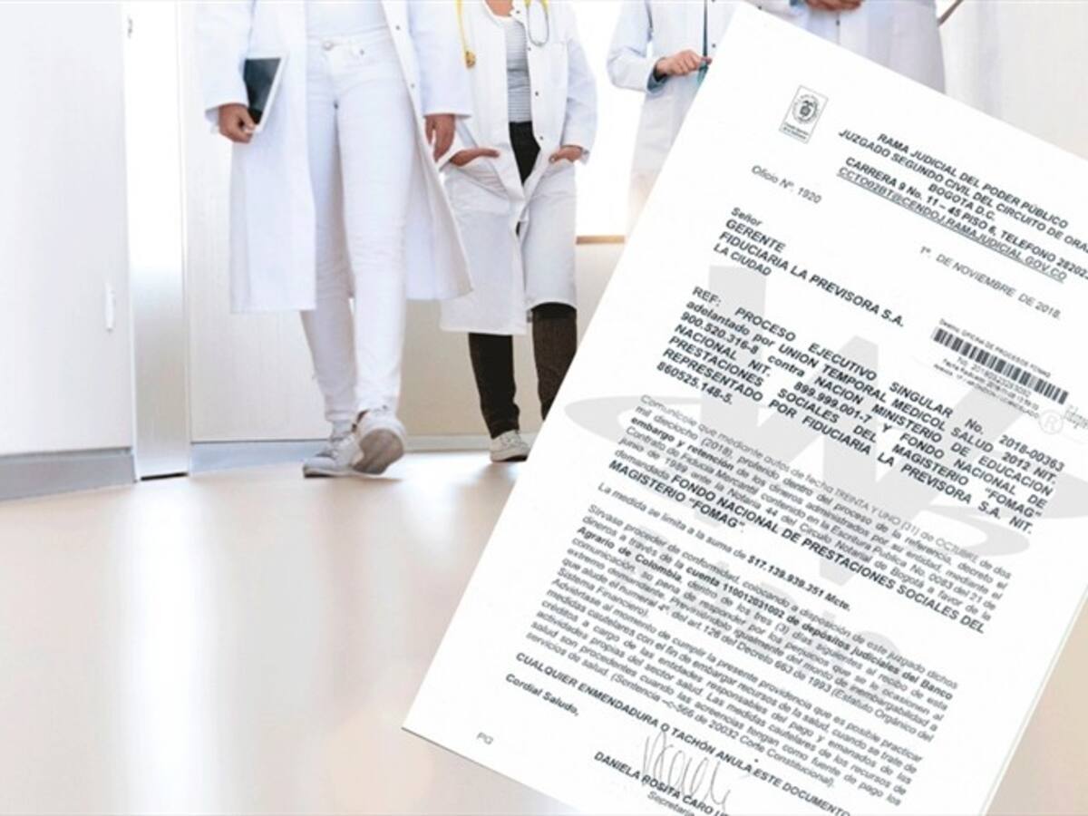 Ordenan el embargo de $17.000 millones del Fomag