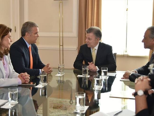 Iván Duque planteó que debe existir un diálogo para buscarle soluciones a las actuales trabas en el proyecto de procedimiento de la Jurisdicción Especial para la Paz. Foto: Colprensa