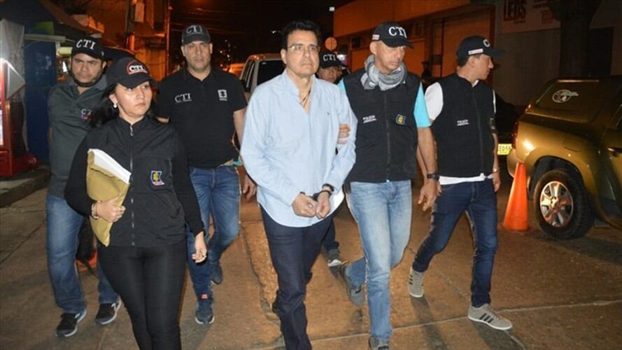 Ramsés Vargas al momento de su captura en la ciudad de Barranquilla.. Foto: Silvana Salas