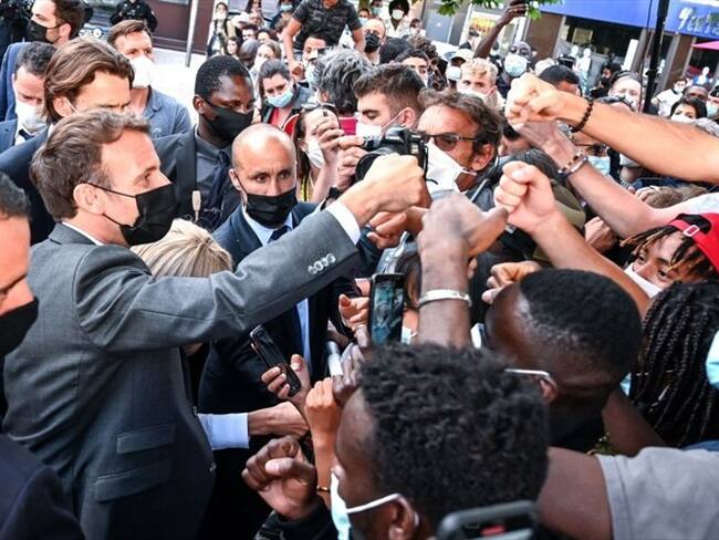 Hombre abofeteó al presidente de Francia. Foto: Getty Images