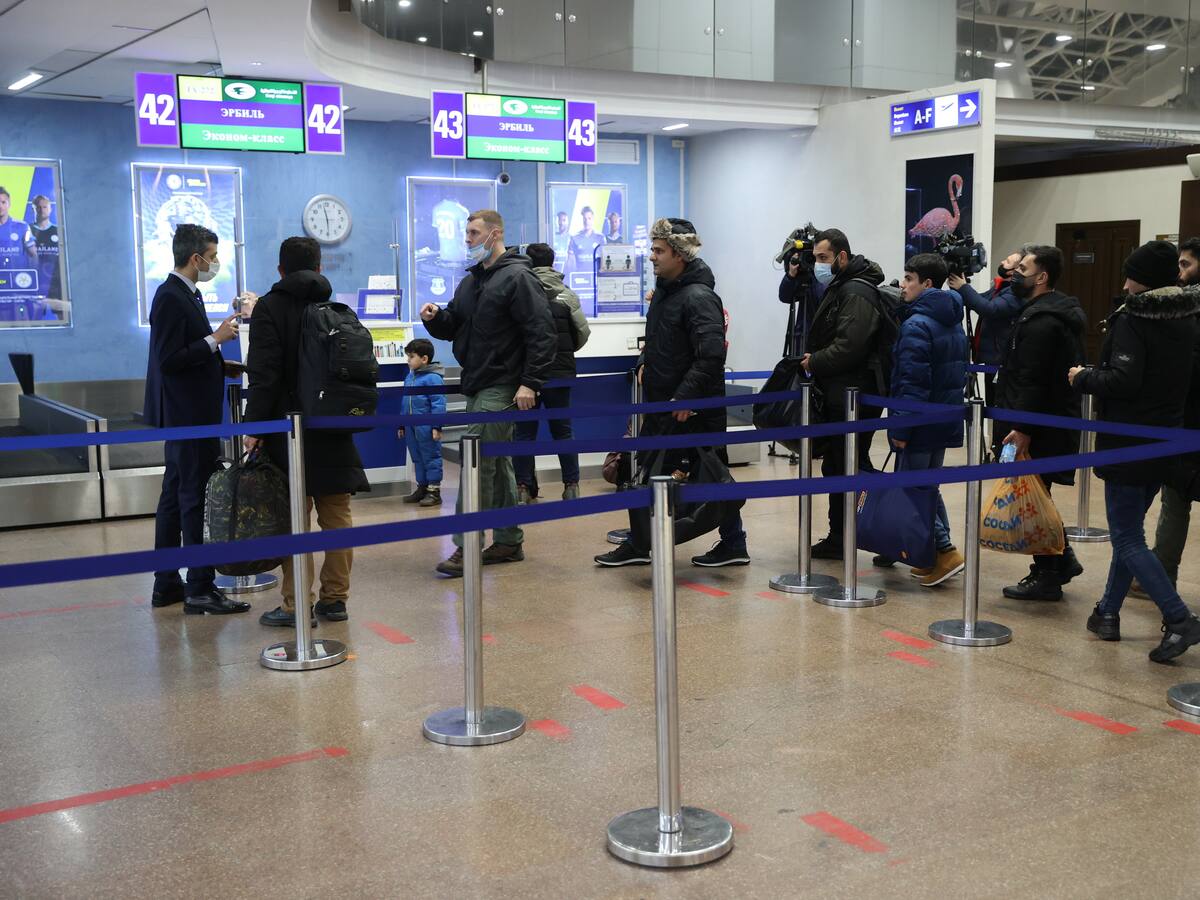 Más de 600 migrantes iraquíes son repatriados desde Bielorrusia