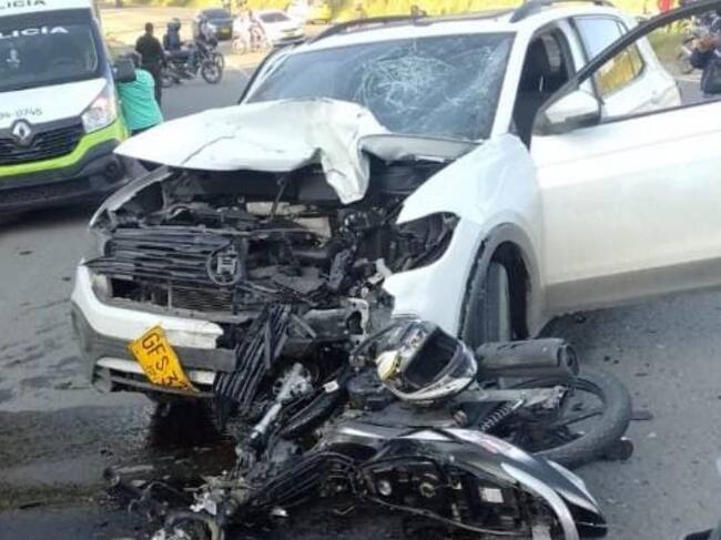 El accidente se registró en el sector de Los Faroles, el implicado conducía bajo los efectos del licor. Crédito: Policía Popayán.