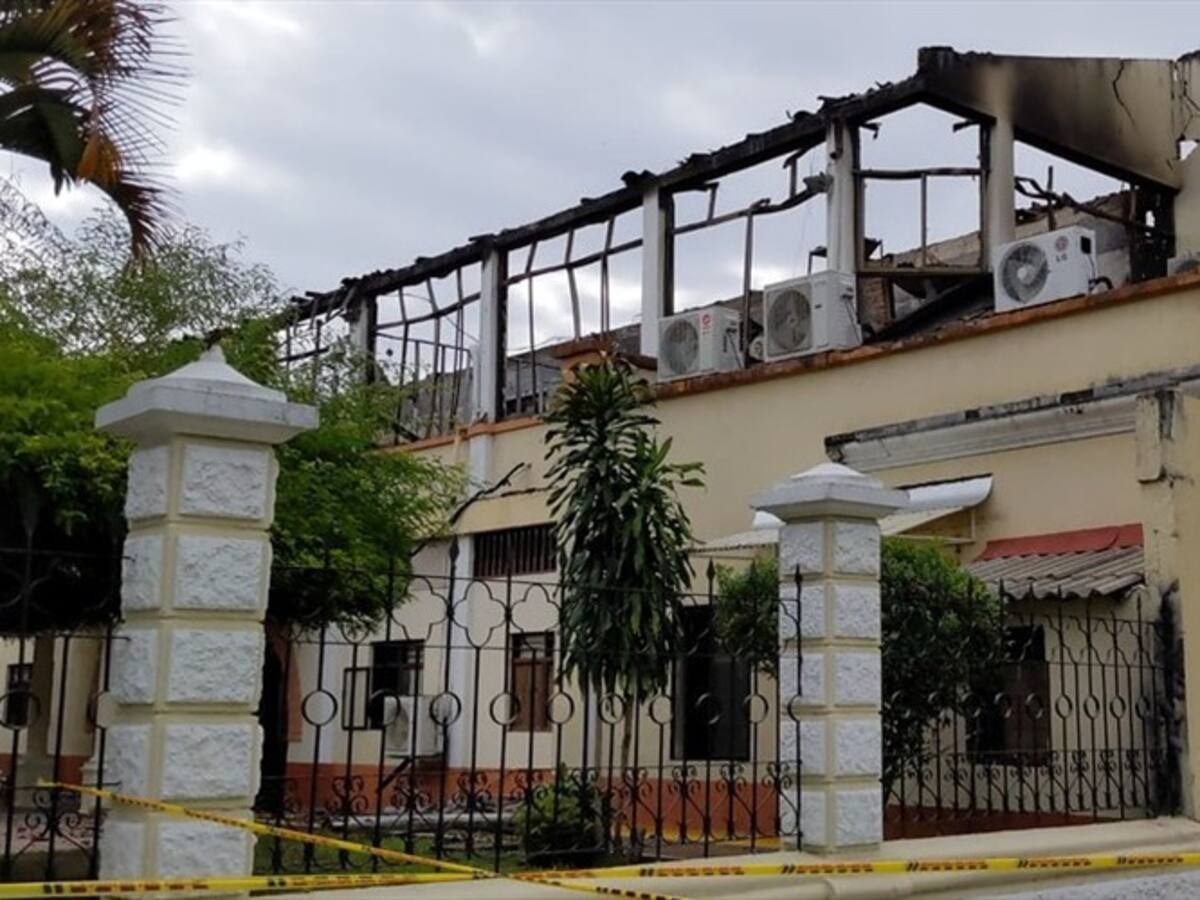 A la cárcel presuntos implicados en el incendio del Palacio de Justicia de Tuluá