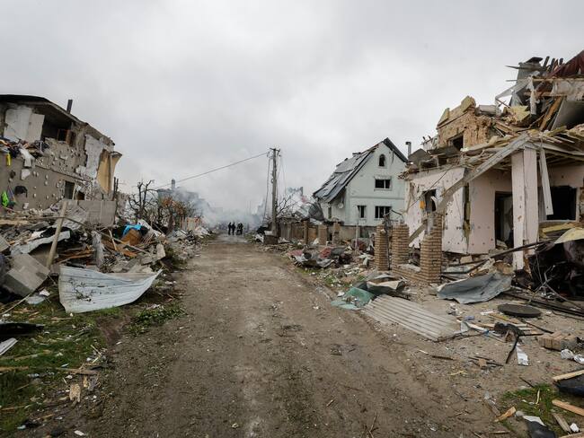 Nuevo ataque con drones de Rusia a Ucrania. (Rusia, Ucrania, Kiev) EFE/EPA/SERGEY DOLZHENKO