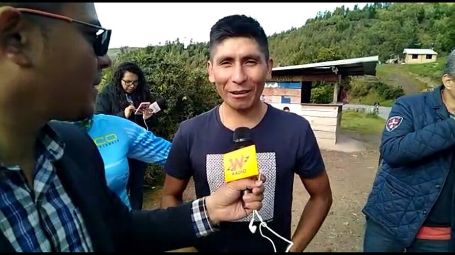 Nairo Quintana cuestiona actitud de alcalde de Sogamoso en Gran Fondo de las Alturas . Foto: W Radio