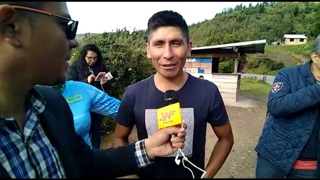 Nairo Quintana cuestiona actitud de alcalde de Sogamoso en Gran Fondo de las Alturas . Foto: W Radio