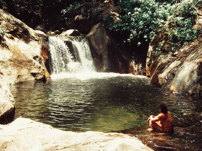 Un turista alemán murió ahogado luego de sumergirse en las aguas del balneario Pozo Azul en Minca. Foto: Archivo particular