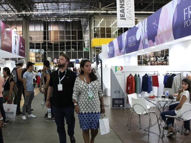 Víctima del conflicto armado llega a Colombiamoda . Foto: Sebastián Misas