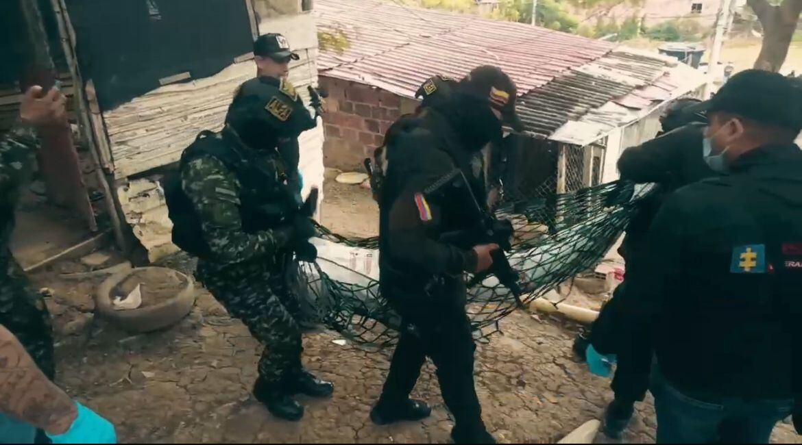 Golpe al Tren del Aragua en zona de frontera. / Foto: MECUC.