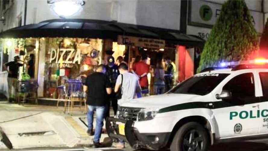 Pizzería atraco. Foto: