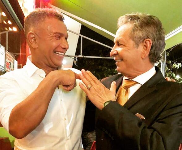 Juan Carlos Coronel y Darío Gómez. Foto: @JuanCaCoronel