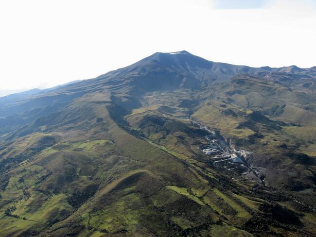 Volcán Puracé en Cauca. Foto: Servicio Geológico Colombiano