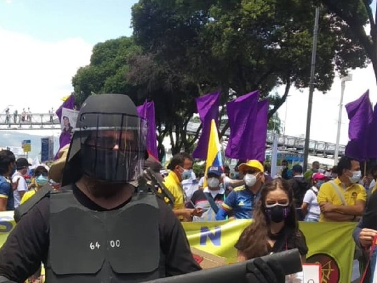 Este es el recorrido de las marchas en Bucaramanga