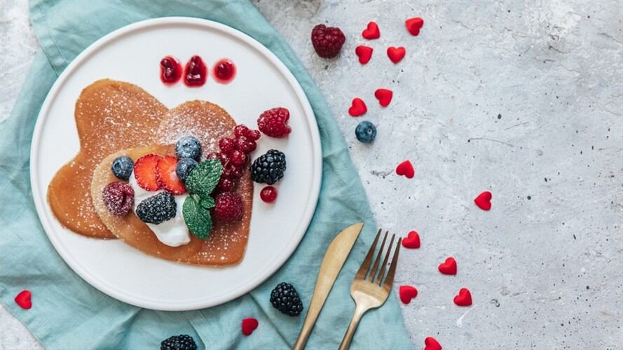 Comidas y bebidas para Amor y Amistad. Foto: Getty Images
