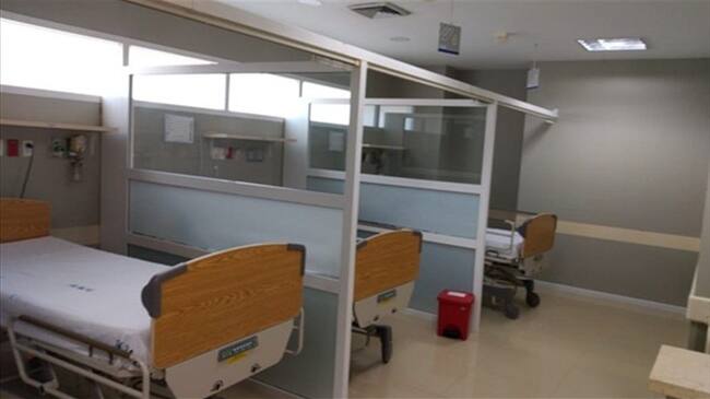 De las 626 camas habilitadas en Cali para la atención de pacientes críticos y de alta complejidad, solo el 18% están siendo utilizadas por pacientes sospechosos o contagiados con Covid-19. Foto: Gobernación del Valle