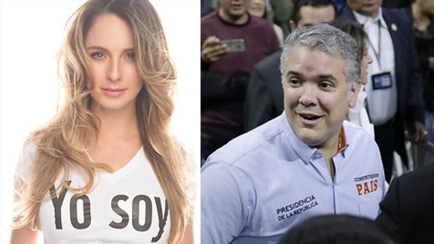 Claudia Bahamón regaña vía twitter al presidente de la República. Foto: Colprensa