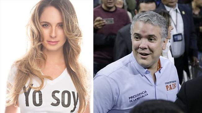 Claudia Bahamón regaña vía twitter al presidente de la República. Foto: Colprensa