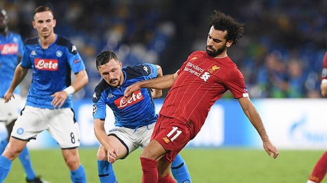 Liverpool inicia su defensa en la Champions con derrota ante Napoli. Foto: Getty Images