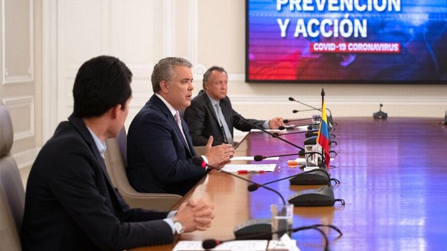 Además aseguró que, si la cifra se compara con la de otros países de Europa, o América Latina, la afectación es menor.. Foto: Cortesía: Presidencia