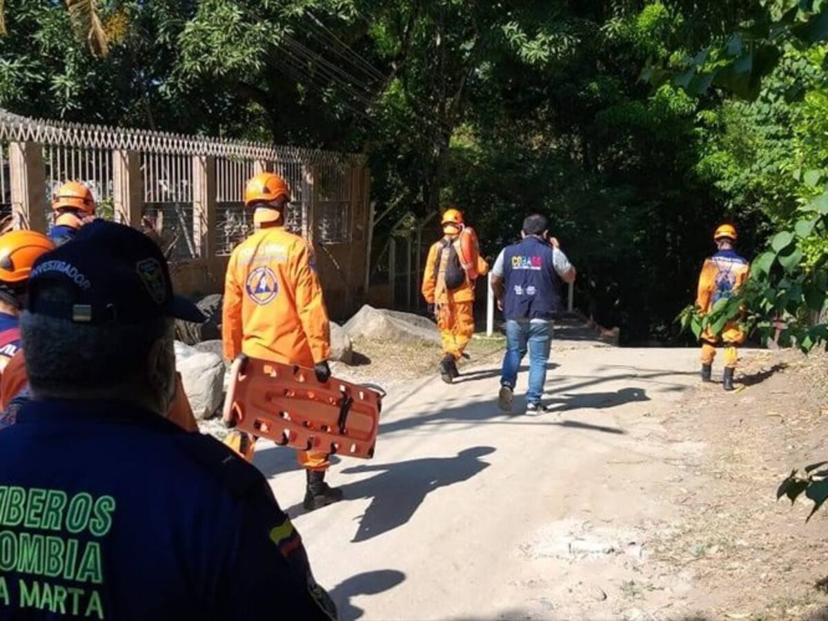 Avanza la búsqueda de una mujer que cayó al río Minca en zona rural de Santa Marta