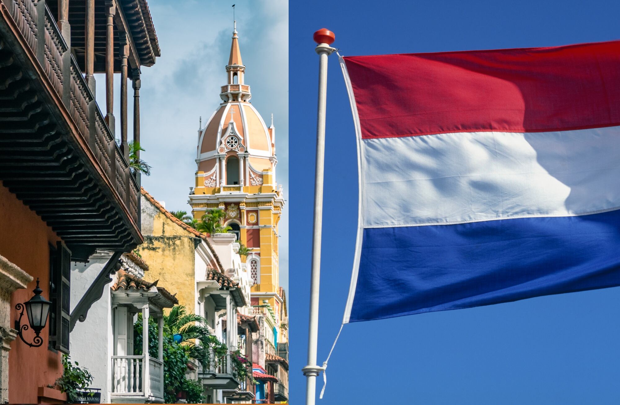 Cartagena y bandera de Holanda | Foto: GettyImages
