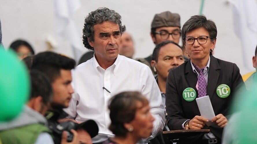 Sergio Fajardo y Claudia López. Foto: Colprensa