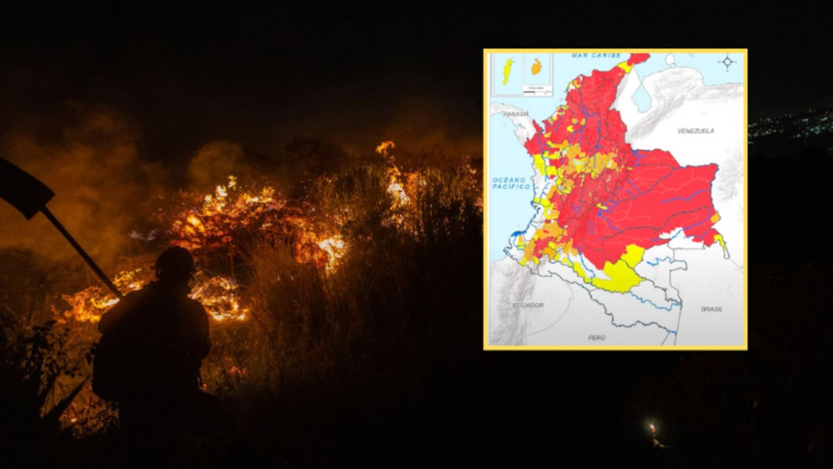 Listado de departamentos colombianos que tienen alertas rojas por incendios