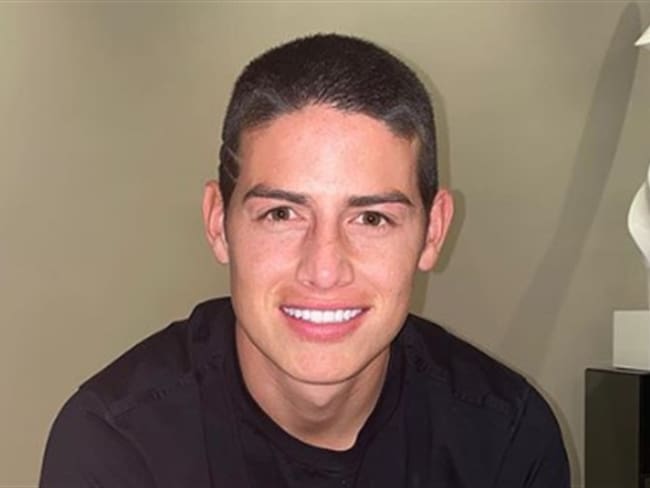 James Rodríguez cambia de look . Foto: Instagram: jamesrodriguez10