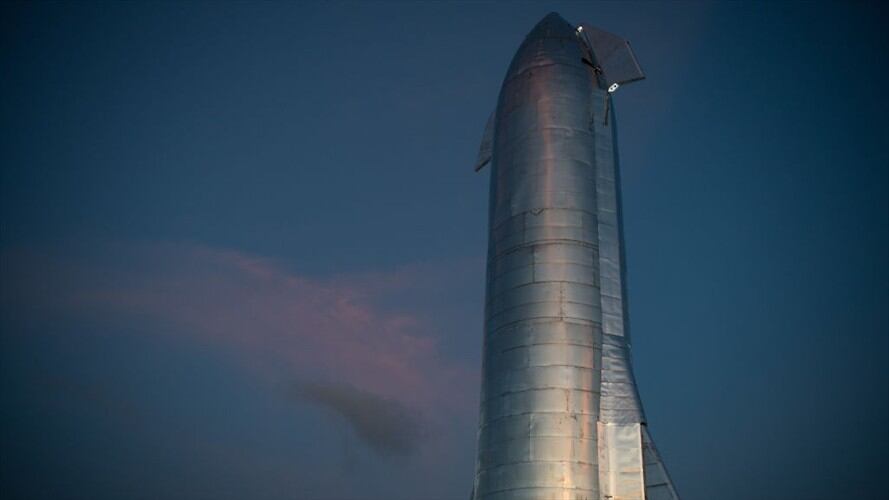 Prototipo de cohete de SpaceX. Foto: Getty Images