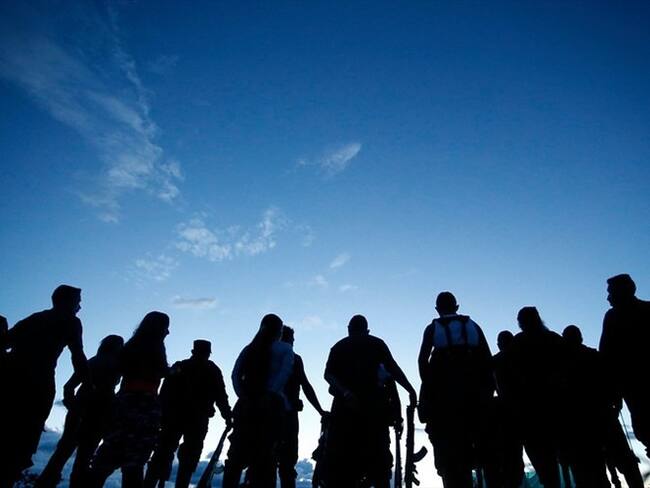 Guerrilleros de las Farc excarcelados regresan a prisión. Foto: Colprensa.