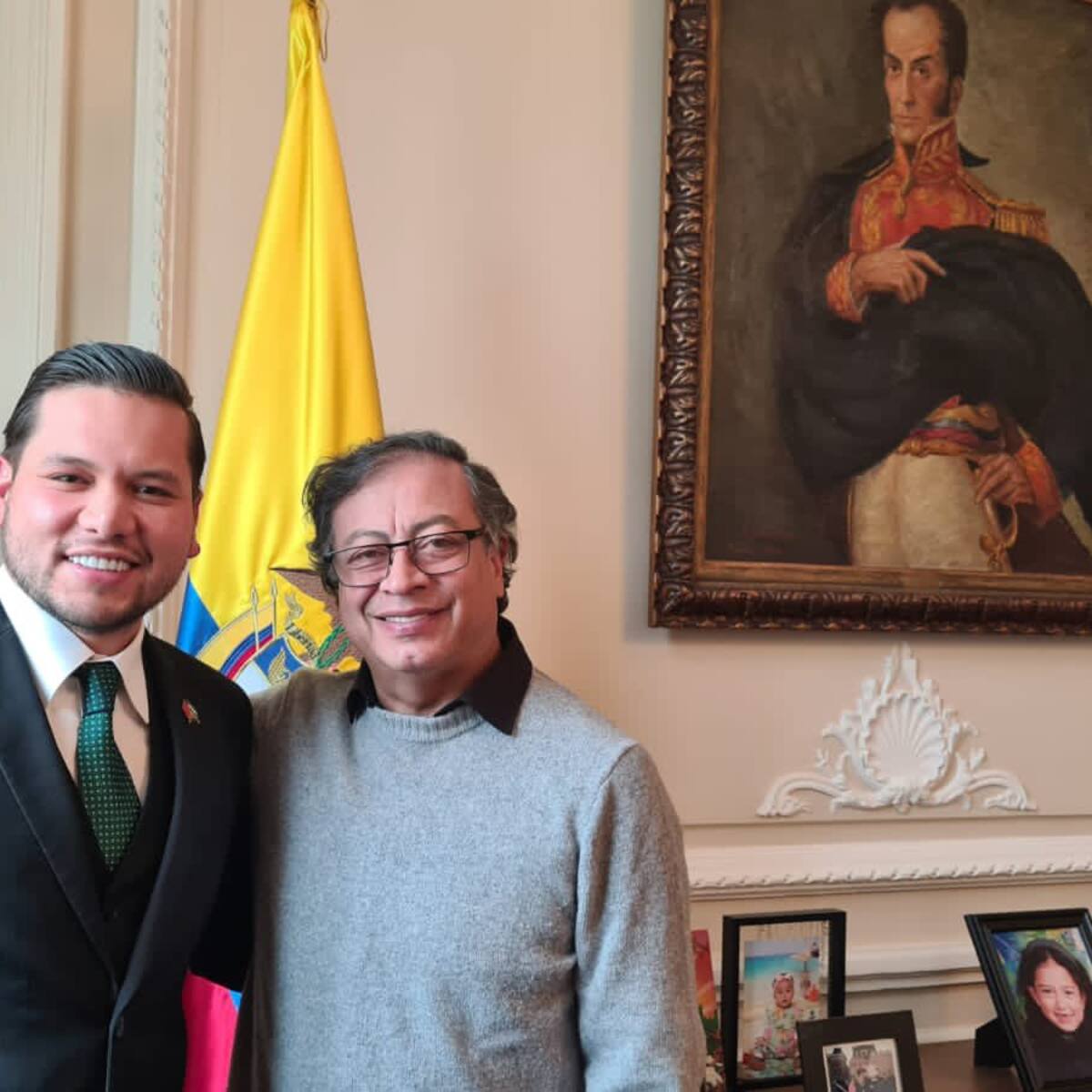 Petro se reunió, por primera vez, con presidente de Cámara de Representantes, Andrés Calle