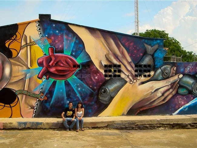 Killart ya está llenando de colores las paredes de Barranquilla. Foto: Cortesía