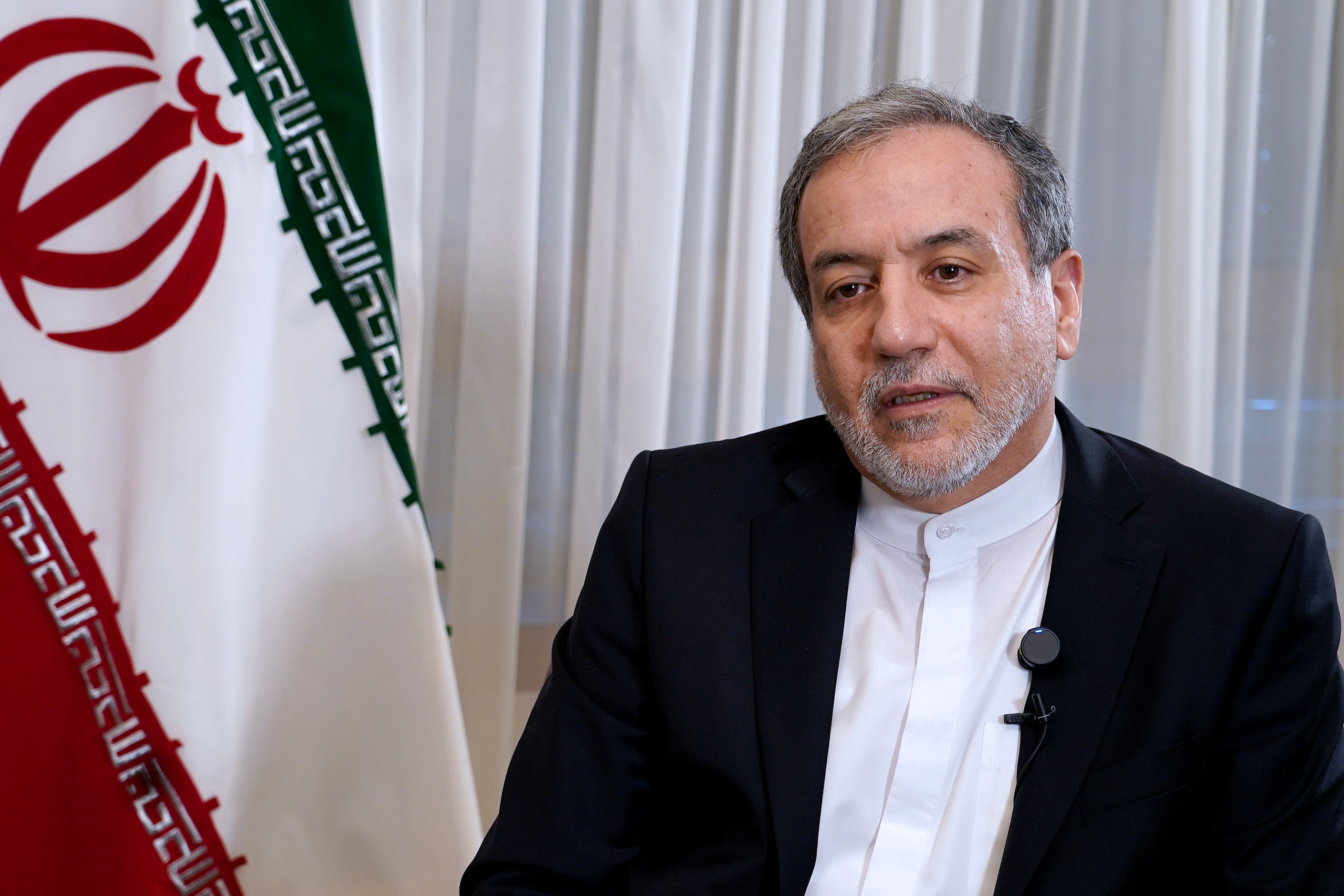 El ministro iraní de Exteriores, Abás Araqchí, intenta media la crisis entre India y Pakistán. EFE/ Jorge Jerónimo