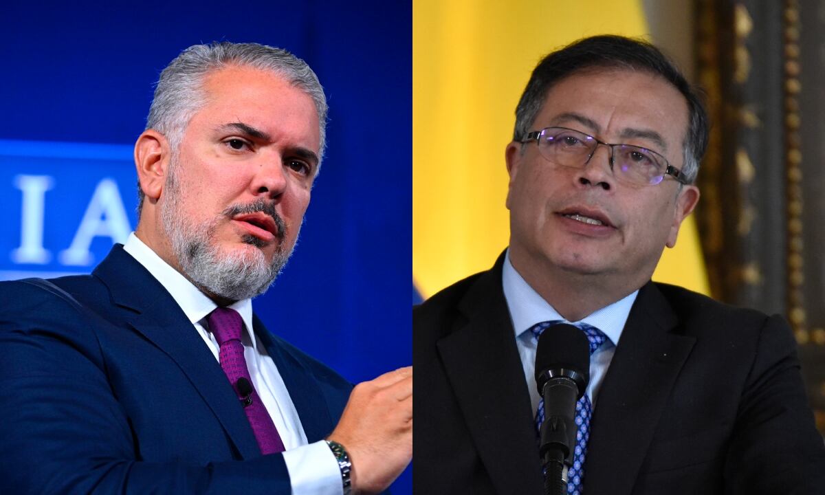 Iván Duque y Gustavo Petro. Fotos: Getty Images