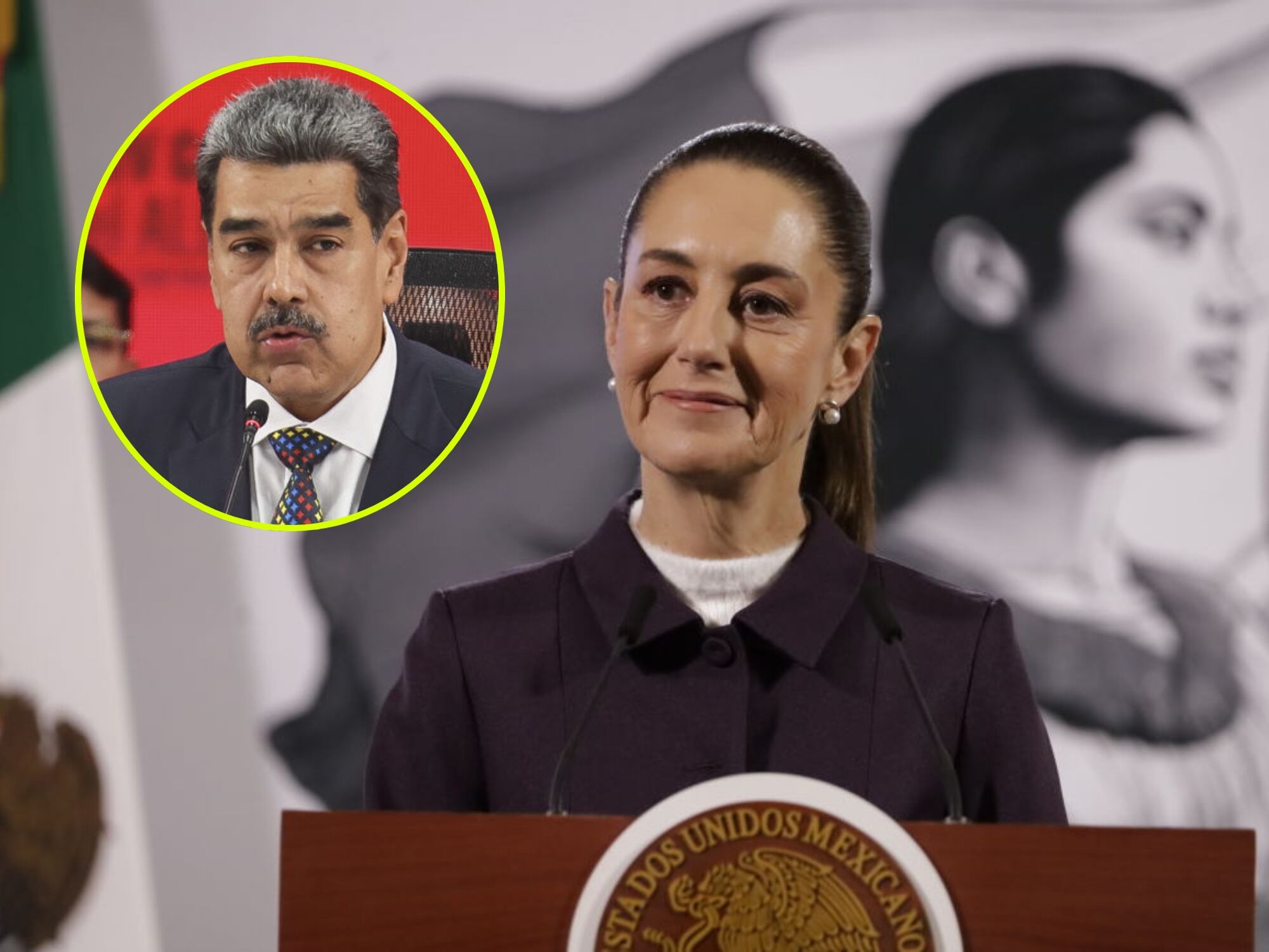 Claudia Sheinbaum. I Foto: Luis Barron/ Pixelnews/Future Publishing via Getty Images. Nicolás Maduro. I Foto: Pedro Rances Mattey/Anadolu via Getty Images.
