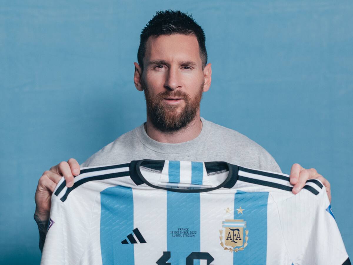 Las camisetas que Messi lució en Qatar 2022, a subasta a precio estimado de 10 millones