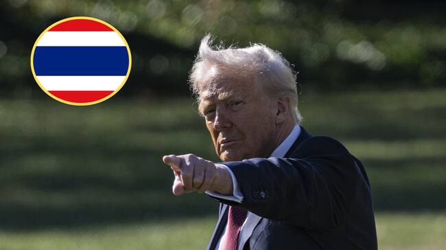 Donald Trump. Foto: Celal Gunes, Getty Images. Tailanda. Foto: Getty Images.