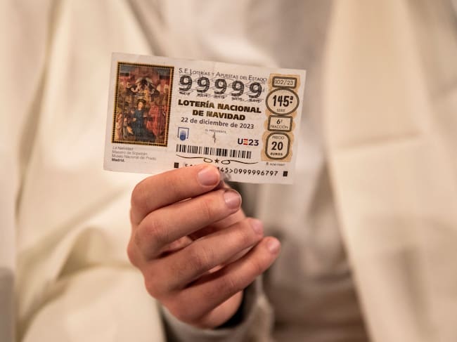 Lotería de Navidad en España. Foto: Pablo Blazquez Dominguez/Getty Images