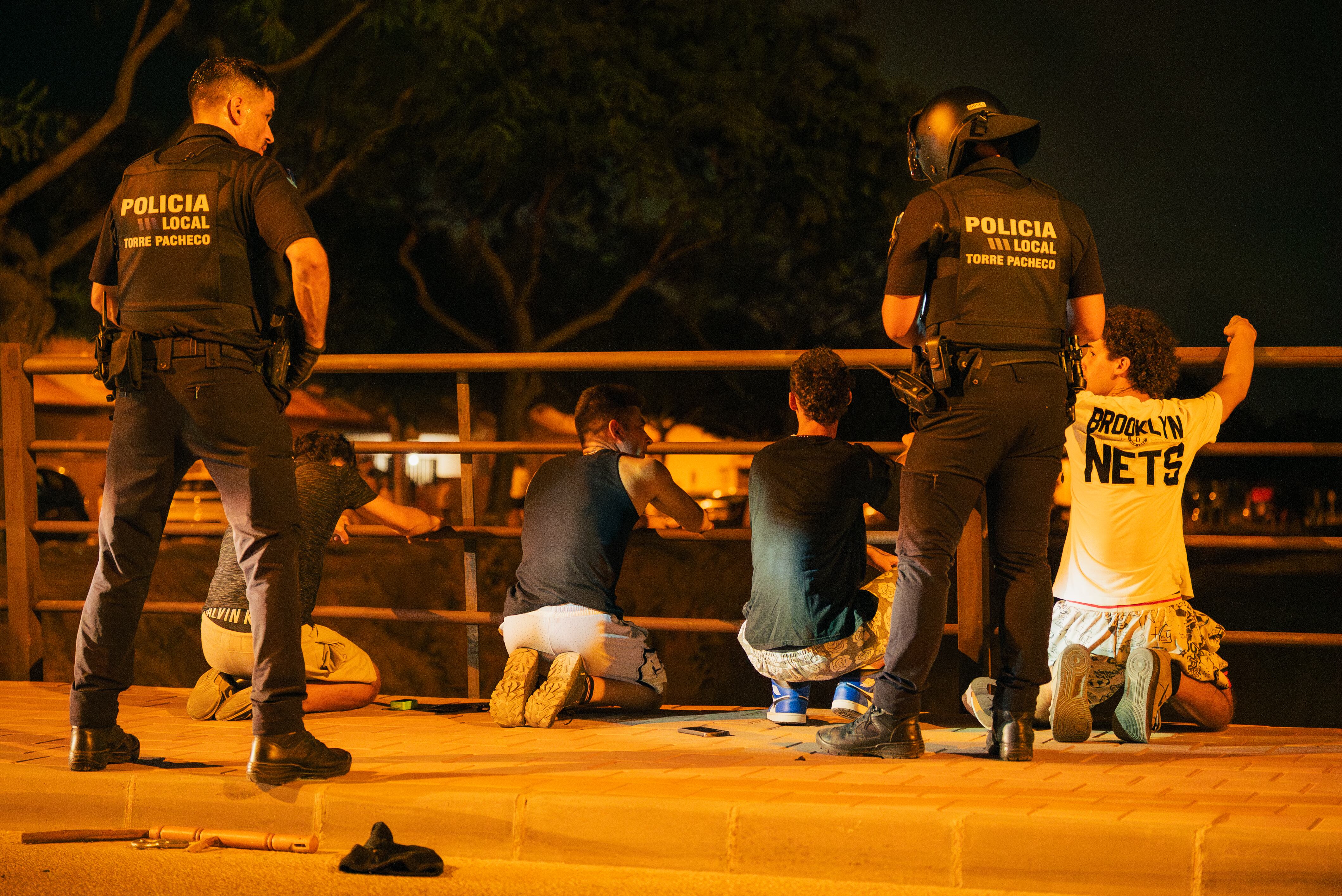 Torre Pachecho, capturados por disturbios. Foto: Olmo Blanco/Getty Images.