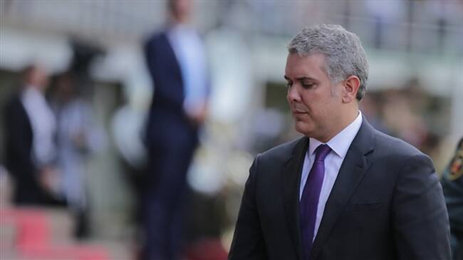 Desde Boyacá, Duque pidió un minuto de silencio por el expresidente Betancur. Foto: Colprensa