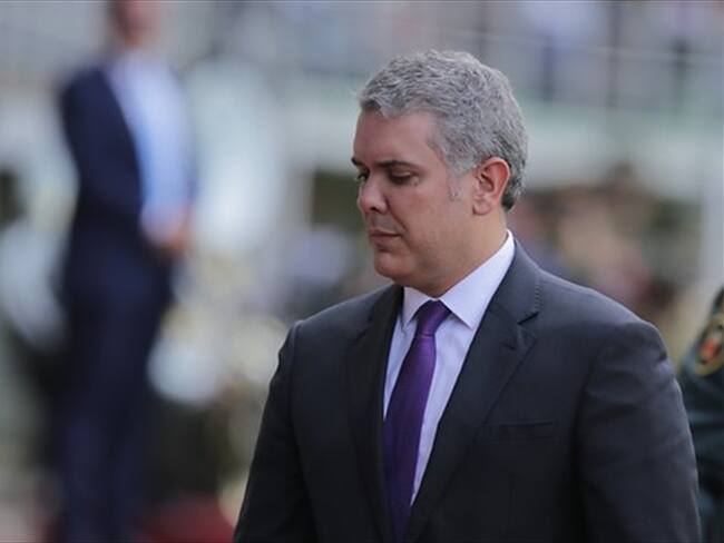 Desde Boyacá, Duque pidió un minuto de silencio por el expresidente Betancur. Foto: Colprensa
